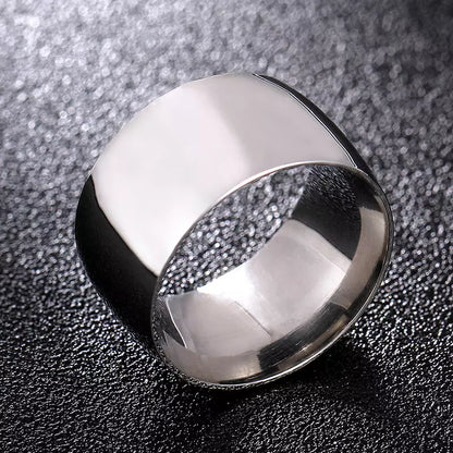 Men's Smooth Stainless Steel Ring