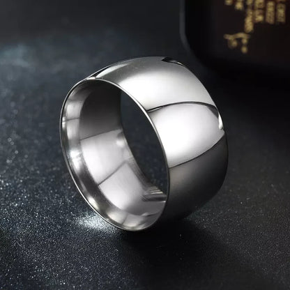 Men's Smooth Stainless Steel Ring