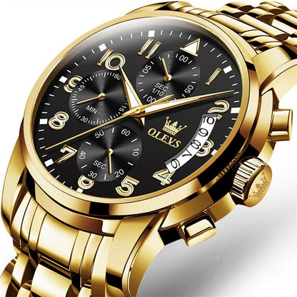 OLEVS fine gold watch - Stainless steel (Limited edition)